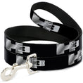 Load image into Gallery viewer, Dog Leash - H3 Black/Silver Logo REPEAT