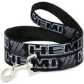 Load image into Gallery viewer, Dog Leash - HEMI Bold Outline 392/426 Black/Silver-Fade