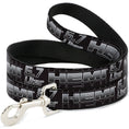Load image into Gallery viewer, Dog Leash - HEMI 5.7 LITER Black/White/Silver-Fade