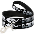 Load image into Gallery viewer, Dog Leash - HEMI 426/Elephant Logo 50 YEARS Black/White/Silver-Fade