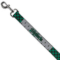 Load image into Gallery viewer, Dog Leash - Harry Potter SLYTHERIN/Checker Blocks Grays/Greens