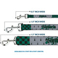 Load image into Gallery viewer, Dog Leash - Harry Potter SLYTHERIN/Checker Blocks Grays/Greens