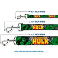 Load image into Gallery viewer, Dog Leash - THE INCREDIBLE HULK Action Poses/Stacked Comics
