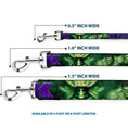Load image into Gallery viewer, Dog Leash - HULK Face CLOSE-UP/Action Pose Greens/Purples