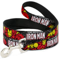 Load image into Gallery viewer, Dog Leash - THE INVINCIBLE IRON MAN Stacked Comic Books/Action Poses