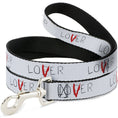 Load image into Gallery viewer, Dog Leash - It Chapter Two LOSER/LOVER White/Black/Red
