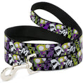 Load image into Gallery viewer, Dog Leash - Invader Zim GIR DOOM Pose Checker Black/Gray