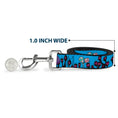 Load image into Gallery viewer, Dog Leash - Invader Zim GIR and Piggy Rule the World Poses Blue