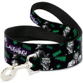 Load image into Gallery viewer, Dog Leash - Joker DIE LAUGHING! HAHA Black/Purple/Green