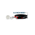 Load image into Gallery viewer, Dog Leash - HARLEY QUINN/Diamonds Black/Red/White