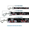 Load image into Gallery viewer, Dog Leash - Joker BRILLIANTLY TWISTED PSYCHO 2-Poses/Cards Black/Grays