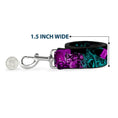 Load image into Gallery viewer, Dog Leash - HARLEY QUINN Pow & Aiming Poses/Joker Sketch Black/Turquoise/Fuchsia