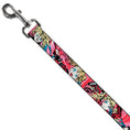 Load image into Gallery viewer, Dog Leash - Harley Quinn Puddin Poses Anime Graphics Pink/Red