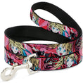 Load image into Gallery viewer, Dog Leash - Harley Quinn Puddin Poses Anime Graphics Pink/Red