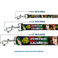 Load image into Gallery viewer, Dog Leash - JUSTICE LEAGUE Logo/4-Superhero Panels Pop Art