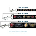 Load image into Gallery viewer, Dog Leash - Justice League 2017 6-Superhero Icons Black