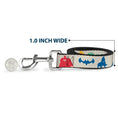 Load image into Gallery viewer, Dog Leash - DC League of Super-Pets Superhero with Pets and Logos Silhouette White/Multi Color