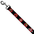 Load image into Gallery viewer, Dog Leash - Looney Tunes Characters Bullseye Pose Black