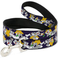 Load image into Gallery viewer, Dog Leash - Bugs Bunny Poses/Stars Navy