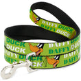Load image into Gallery viewer, Dog Leash - DAFFY DUCK w/Face CLOSE-UP Greens