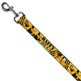 Load image into Gallery viewer, Dog Leash - DAFFY DUCK w/Poses Yellow/Black