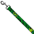 Load image into Gallery viewer, Dog Leash - MARVIN THE MARTIAN w/Poses Black/Turquoise