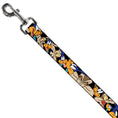 Load image into Gallery viewer, Dog Leash - Road Runner/Wile E. Coyote Expressions Stacked Black