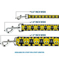 Load image into Gallery viewer, Dog Leash - Tweety Bird & Crossbones Black/White/Yellow