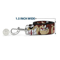 Load image into Gallery viewer, Dog Leash - Tasmanian Devil Expressions Brown