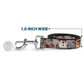 Load image into Gallery viewer, Dog Leash - Tasmanian Devil Expressions Gray Swirl