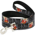Load image into Gallery viewer, Dog Leash - YOSEMITE SAM w/Poses Gray
