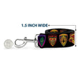 Load image into Gallery viewer, Dog Leash - Guardians of the Galaxy Badge/5-Character Icons Black/Multi Color