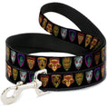 Load image into Gallery viewer, Dog Leash - Guardians of the Galaxy Badge/5-Character Icons Black/Multi Color