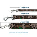 Load image into Gallery viewer, Dog Leash - Kawaii Groot 2-Poses/Guardians Badge Browns/Green