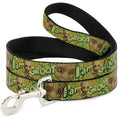 Load image into Gallery viewer, Dog Leash - Baby Groot Pose/Face I AM GROOT Browns/Greens/Yellows