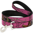 Load image into Gallery viewer, Dog Leash - Mossy Oak Country Roots Camo Fuchsia