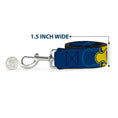 Load image into Gallery viewer, Dog Leash - MOPAR 1937-1947 Logo-USE CHRYSLER ENGINEERED MOPAR PARTS AND ACCESSORIES Blue/Yellow/Red