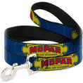 Load image into Gallery viewer, Dog Leash - MOPAR 1937-1947 Logo-USE CHRYSLER ENGINEERED MOPAR PARTS AND ACCESSORIES Blue/Yellow/Red