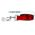 Load image into Gallery viewer, Dog Leash - MOPAR Logo Repeat Red/Black