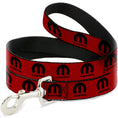 Load image into Gallery viewer, Dog Leash - MOPAR Logo Repeat Red/Black