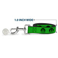 Load image into Gallery viewer, Dog Leash - MOPAR Logo Repeat Green/Black