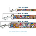 Load image into Gallery viewer, Dog Leash - Nick 90's Rewind Character Mash Up Collage2 Pinks