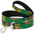 Load image into Gallery viewer, Dog Leash - Classic TEENAGE MUTANT NINJA TURTLES Group Pose3/TMNT Logo Green/Multi Color