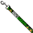 Load image into Gallery viewer, Dog Leash - Classic TMNT Group Pose6/KEEPING IT LEAN, MEAN & GREEN Black/Green/White