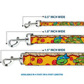 Load image into Gallery viewer, Dog Leash - Classic Teenage Mutant Ninja Turtles 4-Turtle Faces Pepperoni Pizza/Turtles Pose16
