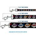 Load image into Gallery viewer, Dog Leash - TMNT 4-Turtle Road Rebel Skulls Black