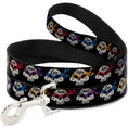 Load image into Gallery viewer, Dog Leash - TMNT 4-Turtle Road Rebel Skulls Black