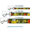 Load image into Gallery viewer, Dog Leash - Classic TMNT Ninja Turtles Party Van All Sides Green/Yellow/Orange