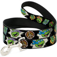 Load image into Gallery viewer, Dog Leash - Teenage Mutant Ninja Turtles Faces and Icons Black/Multi Color
