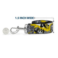 Load image into Gallery viewer, Dog Leash - Teenage Mutant Ninja Turtles Shredder Pose and Icons Grays/Yellow